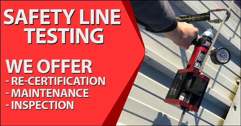 Safety Line Testing Lancaster Industrial Roofing - Lancaster, North West